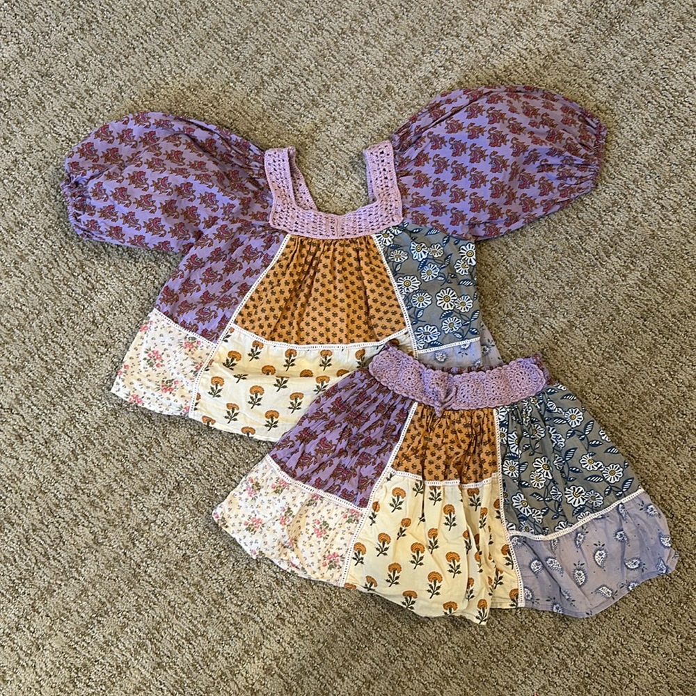 Shirt and skirt set